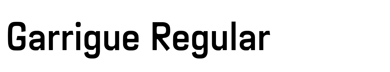 Garrigue Regular